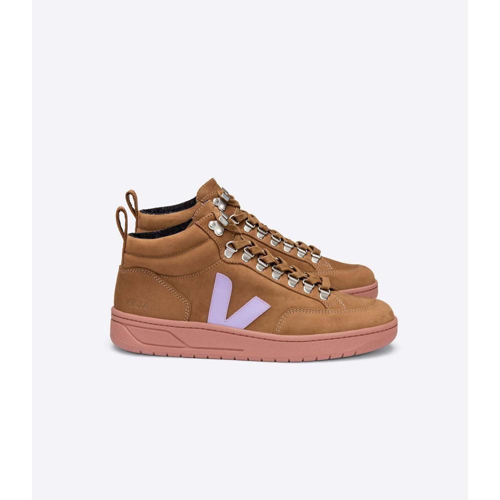 Veja RORAIMA NUBUCK Hoog Dames Koffie | BE 358LIS